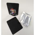 custom printed matte black stand up zipper resealable doypack food grade sour sweet candy pouch for sale