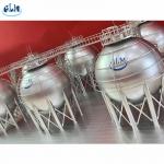 Stainless Steel LPG Spherical Storage Tank , Dish Head for sale