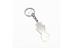 China Durable Child Metal Keychain Holder with Customized Logo - MOQ 500 supplier