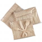 Custom Disposable Wooden Kitchen Spoon Knife Fork Set Wooden Flatware Set for sale