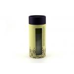 Tee Shirt Packaging Paper Tube Packaging With Tranaparency Plastic Window for sale