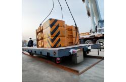 China 40 Tons Wireless Remote Control Rail Transfer Trolley For Molds Handling supplier