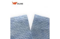 China Blue Disposable Cleaning Cloths On A Roll Wiping Towel 65gsm 100 Sheets/Roll supplier