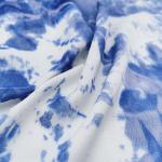 Antibacterial Spring Summer Fabrics 21s 80*60 180gsm Tie Dyed Soft Washed Denim for sale