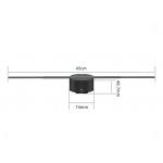 Wifi 3d Hologram Projector Fan Indoor 3D Led Holographic Projector