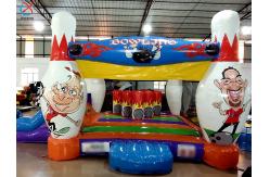 China Factory Makes Bowling Themed Indoor Outdoor Custom Bouncy Castle Jumps supplier