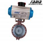 Pneumatic Three Eccentric Butterfly Valve Control for sale