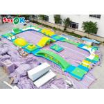 Silk Printing Inflatable Water Obstacle Course For Wake Park for sale