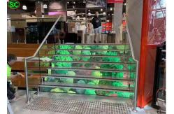 China High Definition P4 Front Staircase Flexible LED Screen Energy Saving Design supplier