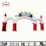 Five Sides Giant Inflatable Rainbow Arch ODM Digital Printing