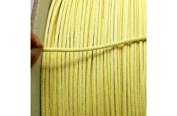 China 5.5*5.5mm Braided Kevlar aramid rope for tamglass landglass northglass tempered glass machine supplier
