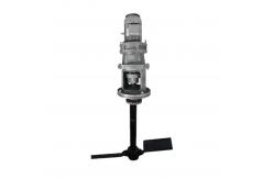 China Industrial Wastewater Horseshoe Chemical Agitator Pneumatic IBC Mixer supplier