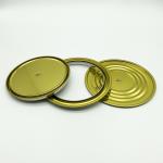 3L Gold Lacquer Metal Can Lids With Pattern Bottom for sale