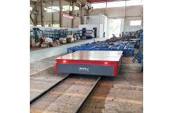 China Battery Operated Heavy Load 10 Tons RC Structure Rail Transfer Cart supplier