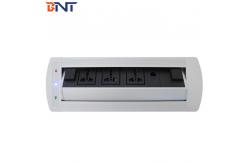 China Silver  Desktop Pop Up Multimedia Connector  With  3* Universal Power supplier
