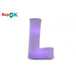 ROHS Inflatable Love Letters With 17 - Color Changed By Touch Screen Remote Control for sale