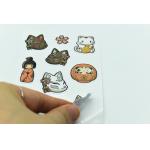 Easy Tearing japanese style Die Cut PVC Sticker Sheets