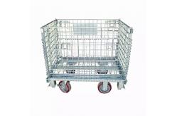 China Collapsible Warehouse 250kg Wire Mesh Container Rack Heavy Duty supplier