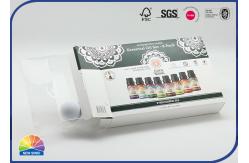 China Decorated Cardboard Corrugated Packaging Box Silver Stamping With Tray supplier