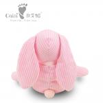 37 X 24cm Pink Stuffed Bunny Toy Stripe Rabbit Animal Customized