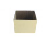 Industrial Usage U Shaped Aluminum Extrusion , Extruded Aluminum Rectangular Tubing for sale