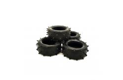 China Custom Molded Silicone Rubber Toy Car Wheels For Children supplier