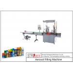 2000CPH Capacity Aerosol Filling Machine High Efficiency With Automatic Valve Placer for sale
