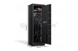 China Steel Material Gun Safe Box With 75 Mins Fireproof Protection supplier