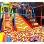 Naughty Kids Indoor Playground Interactive Soft Trampoline With Projection for sale