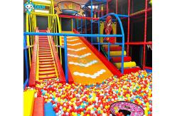 China Naughty Kids Indoor Playground Interactive Soft Trampoline With Projection supplier