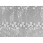 51 Inches Ivory Flower Embroidered Mesh Lace Fabric For French Wedding Dresses for sale