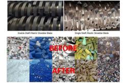 China High Efficiency Waste Shredder Machine Automatic Plastic Twin Shaft Shredder supplier