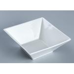 4 inch 5 inch Embossed Square Odorless Ceramic Bowl Set