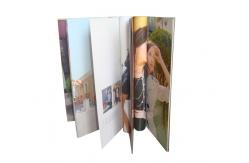 China Stapled Brochure Booklet Printing Hard Cover Flexi Bound Binding Vivid Image supplier