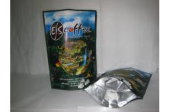 China Coffee k Foil Packaging Bags Printing Stand Up Glossy Finish supplier