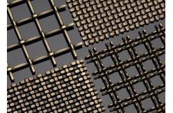 China SS Woven Architectural Wire Mesh Perforated Steel Cladding With Special Crimps supplier