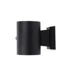 Cylinder Solar Wall Sconce PIR Motion Sensor 100LM Wall Mounted Up And Down Light for sale