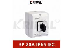 China 20A IP65 Waterproof Single Phase Changeover Switch IEC standard supplier
