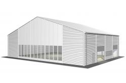 China Q345b Grade Sandwich Panel Wall Prebuilt Metal Garage supplier