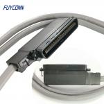 64 Pin 32 Pairs IDC Cable Assembly With IDC Connector 90 Degree Outlet Assembled for sale