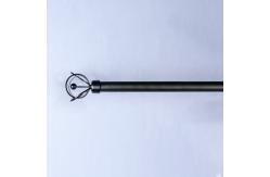 China 28mm Adjustable Length Curtain Rod Finials Set Home Decoration supplier