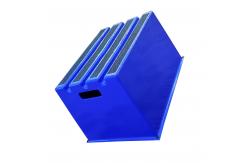 China Custom Non Slip Plastic Step Stool 3.4KG Weight 12 Inches Height supplier