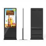 VETO Indoor Advertising Display 43 49 55 Inch Vertical Totem With Auto Media Player for sale