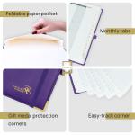 Weekly Planner 2023-2023 Purple With Hourly Schedule And Monthly Tabs