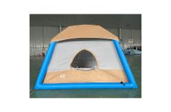 China Four Season Inflatable Camping Tent Portable Double Layer Folding supplier
