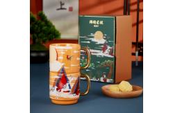 China Stylish Stacking Stoneware Ceramic Coffee Mugs With Eco Friendly Handicraft supplier