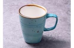 China Odorless 320cc 400cc Stoneware 12 Oz Porcelain Coffee Mugs supplier
