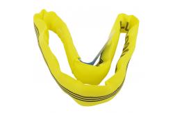 China Flexible Yellow Polyester Endless Round Sling 3000Kg For Port Loading supplier