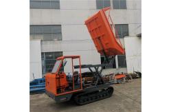 China 2800mm Crawler Mini Dumper 4wd Palm Oil Dumper With Scissior Lift supplier