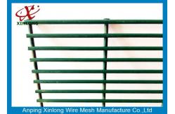 China Dark Green Custom Security Fence , Residential Security Fencing Eco Friendly supplier